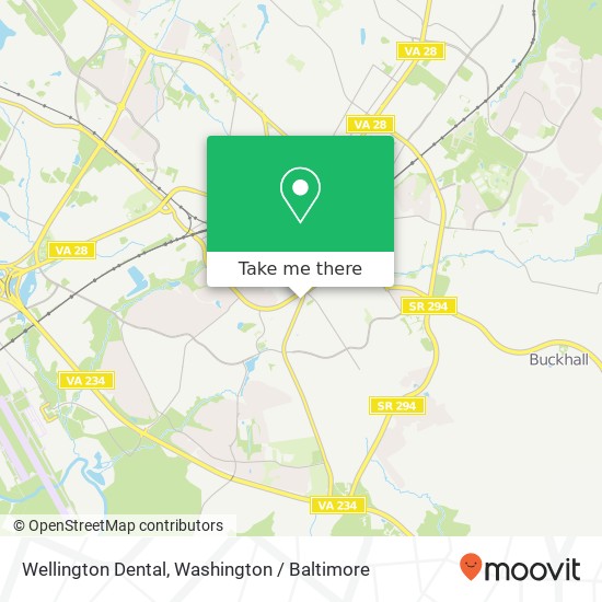 Mapa de Wellington Dental