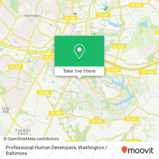 Mapa de Professional Human Developers