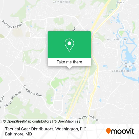 Tactical Gear Distributors map