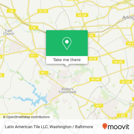 Latin American Tile LLC map