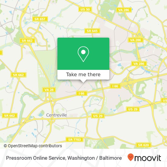 Pressroom Online Service map