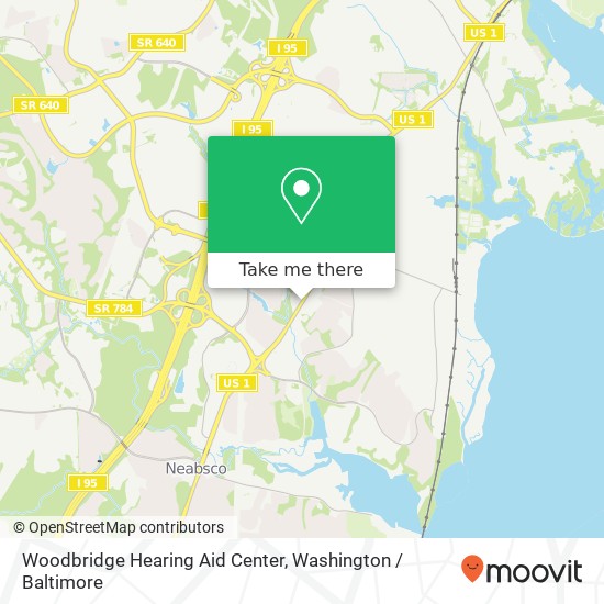 Woodbridge Hearing Aid Center map