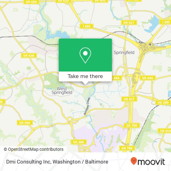 Dmi Consulting Inc map