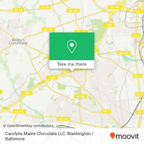 Carolyns Maine Chocolate LLC map