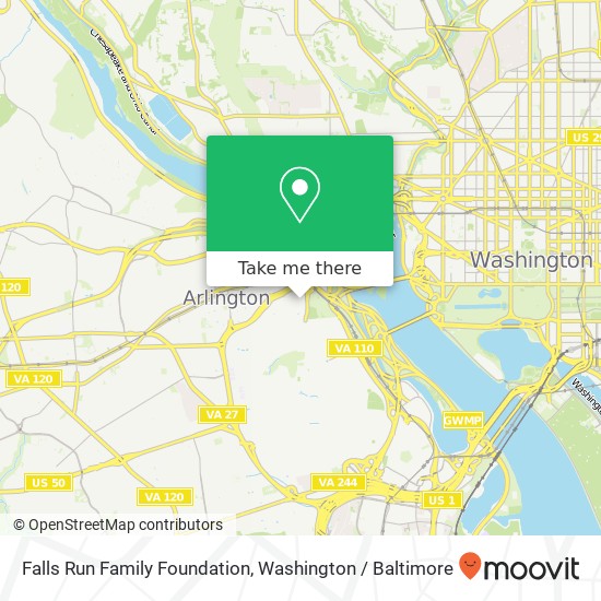 Mapa de Falls Run Family Foundation