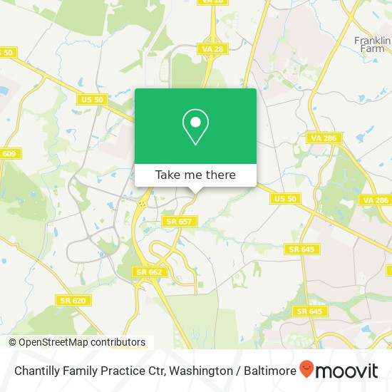 Chantilly Family Practice Ctr map