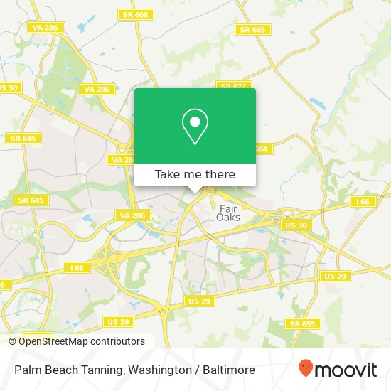 Palm Beach Tanning map