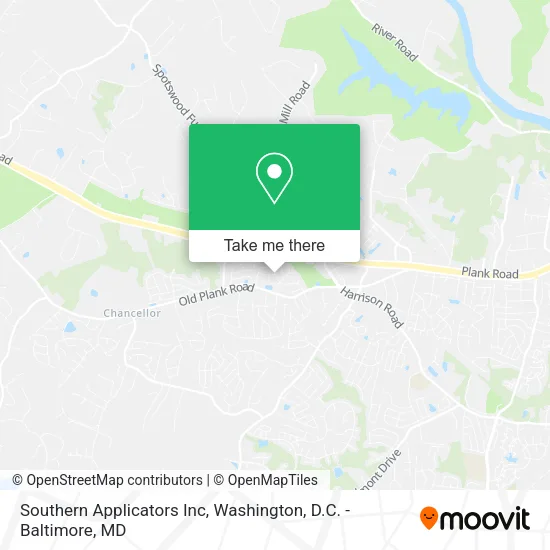 Southern Applicators Inc map