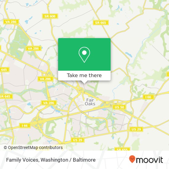 Family Voices map