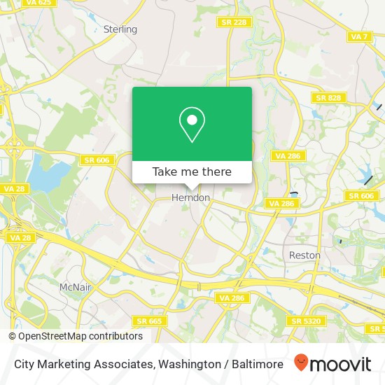 Mapa de City Marketing Associates