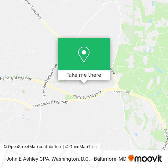 John E Ashley CPA map