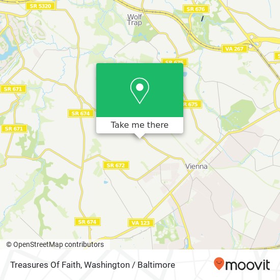 Treasures Of Faith map