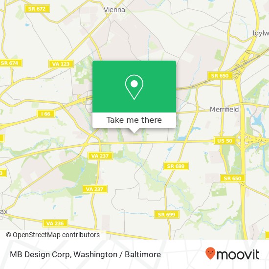 Mapa de MB Design Corp