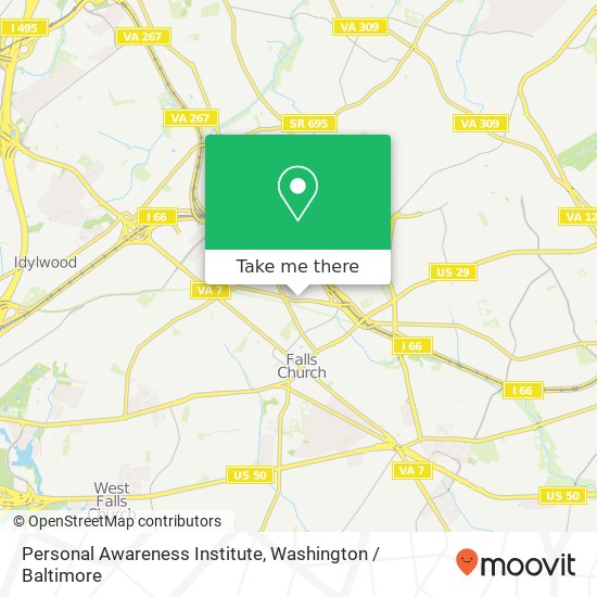 Personal Awareness Institute map