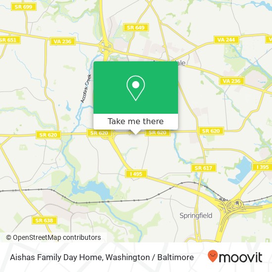 Mapa de Aishas Family Day Home