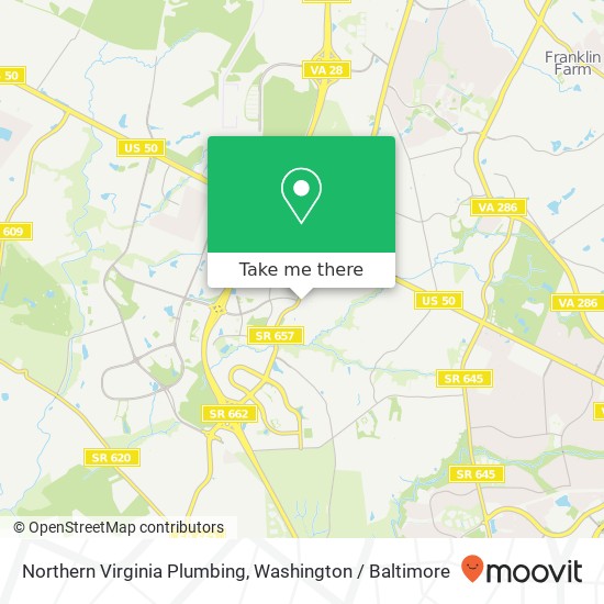 Mapa de Northern Virginia Plumbing