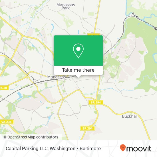 Capital Parking LLC map