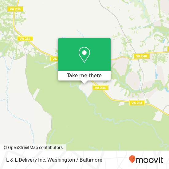 L & L Delivery Inc map