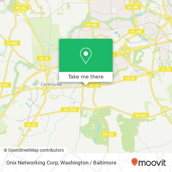 Mapa de Onix Networking Corp