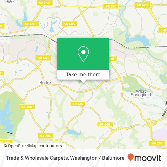 Mapa de Trade & Wholesale Carpets