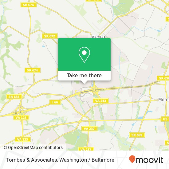 Mapa de Tombes & Associates