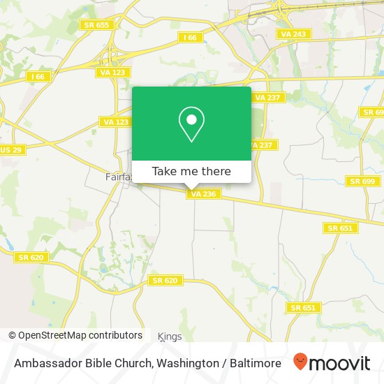 Mapa de Ambassador Bible Church