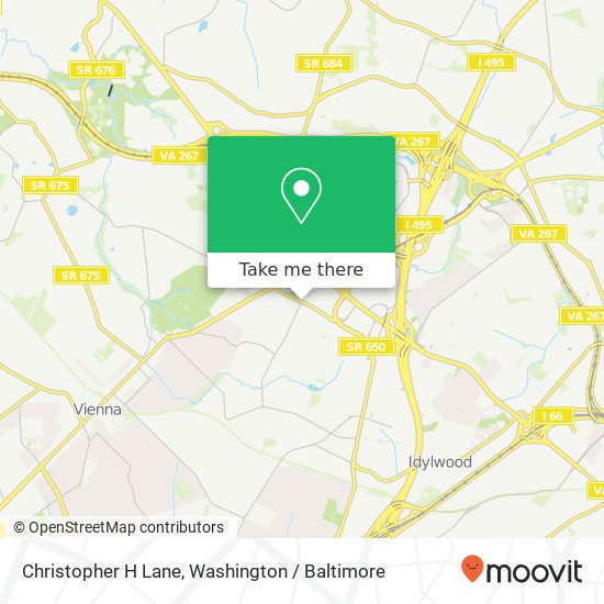 Mapa de Christopher H Lane