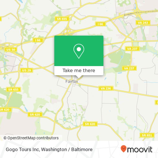 Gogo Tours Inc map