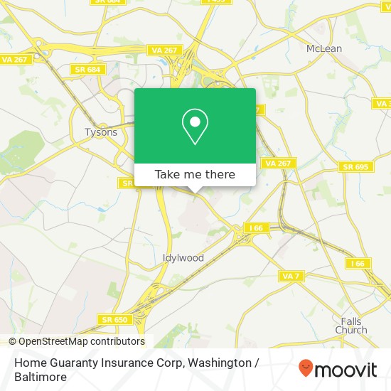 Home Guaranty Insurance Corp map