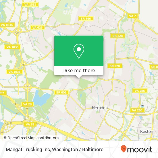 Mangat Trucking Inc map