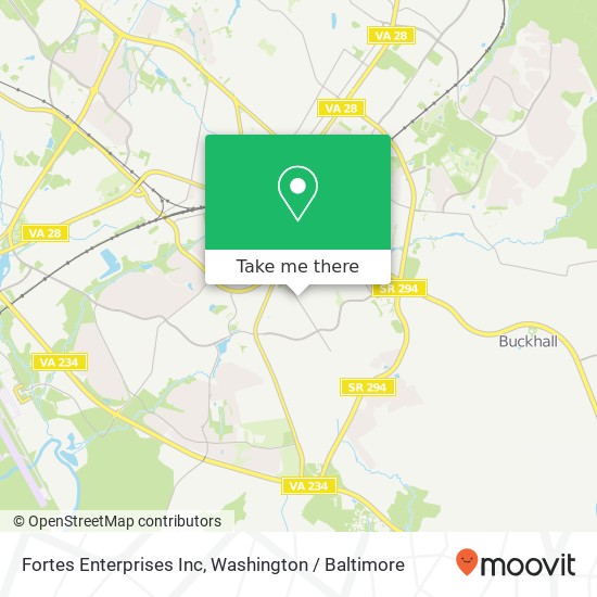 Mapa de Fortes Enterprises Inc