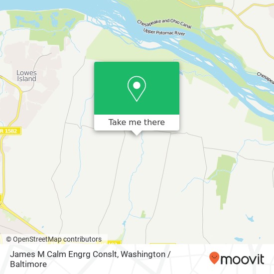 James M Calm Engrg Conslt map