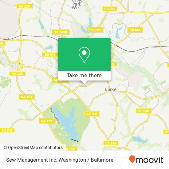 Sew Management Inc map