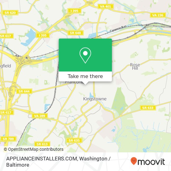 Mapa de APPLIANCEINSTALLERS.COM