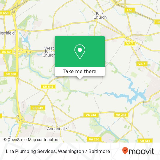 Mapa de Lira Plumbing Services