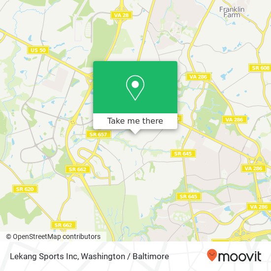 Lekang Sports Inc map