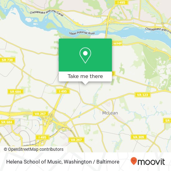 Mapa de Helena School of Music