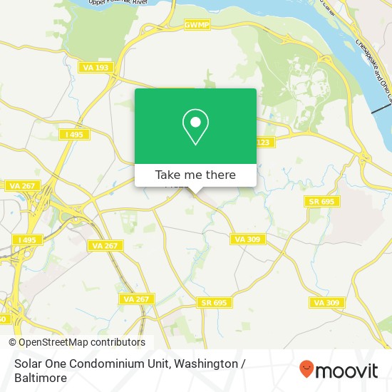 Mapa de Solar One Condominium Unit