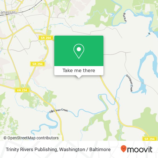 Mapa de Trinity Rivers Publishing