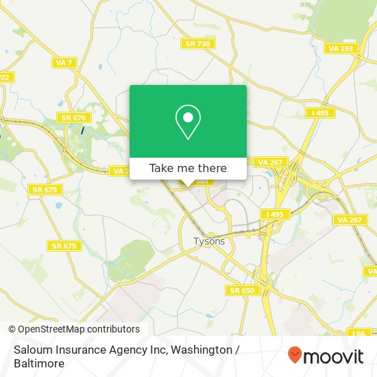 Mapa de Saloum Insurance Agency Inc
