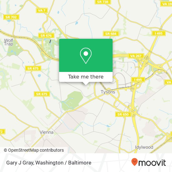 Gary J Gray map