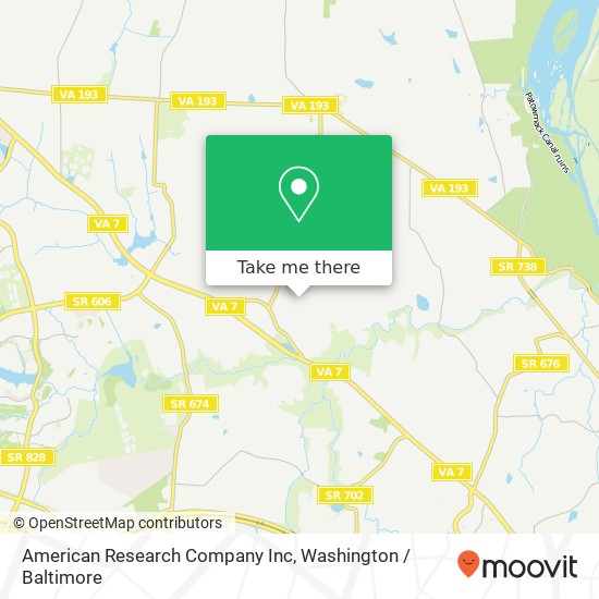 Mapa de American Research Company Inc