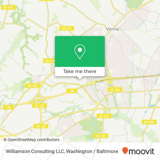 Mapa de Williamson Consulting LLC