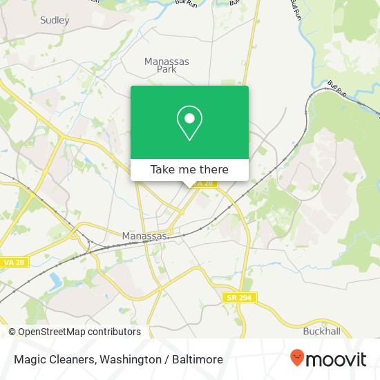 Magic Cleaners map