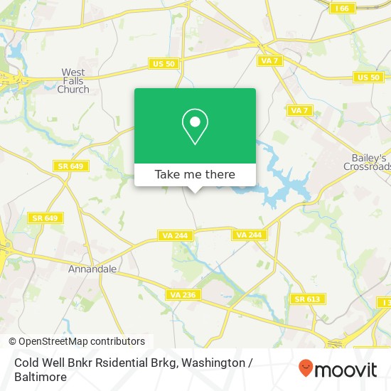 Cold Well Bnkr Rsidential Brkg map