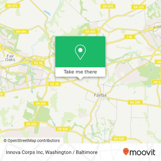 Mapa de Innova Corps Inc