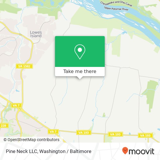 Mapa de Pine Neck LLC