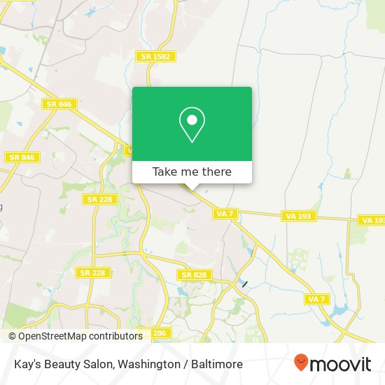 Kay's Beauty Salon map