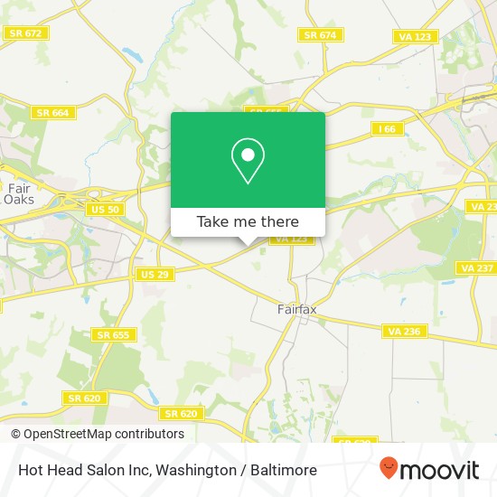 Hot Head Salon Inc map