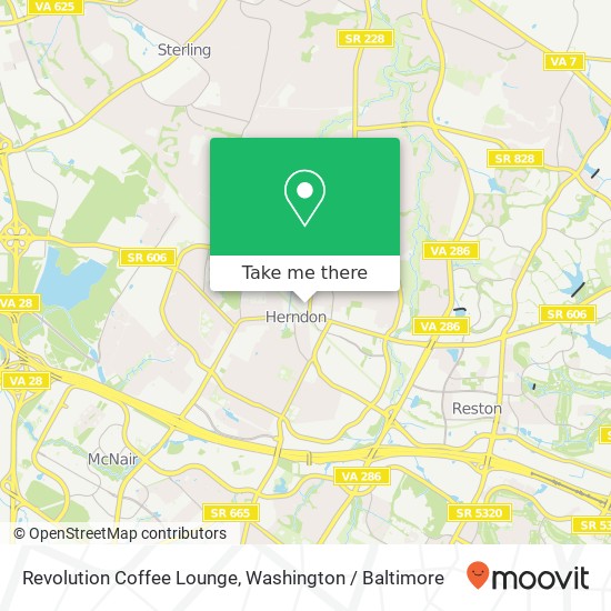 Mapa de Revolution Coffee Lounge